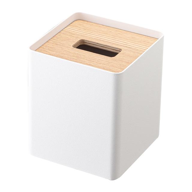 Yamazaki Rin Tissuebox vierkant - Wit