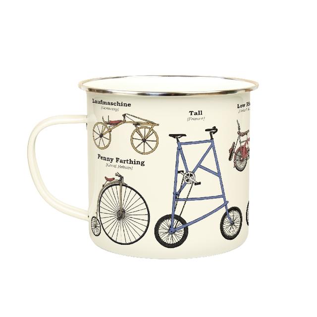 Gift Republic Mok emaille - Bikes