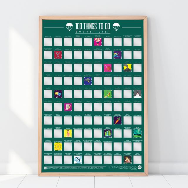 Gift Republic Krasposter - 100 Things To Do