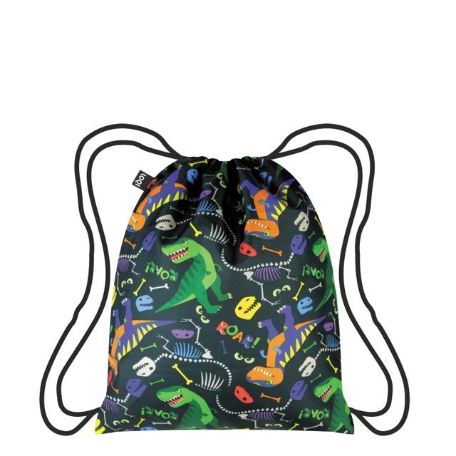 LOQI Backpack Medium - Dinosaur Roar gerecycled