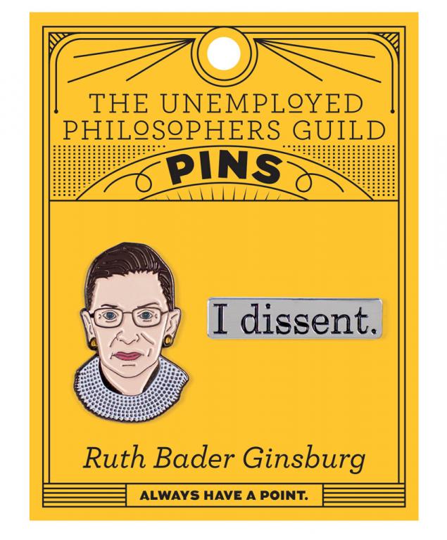 UPG Pins - Ruth Bader Ginsburg & I dissent