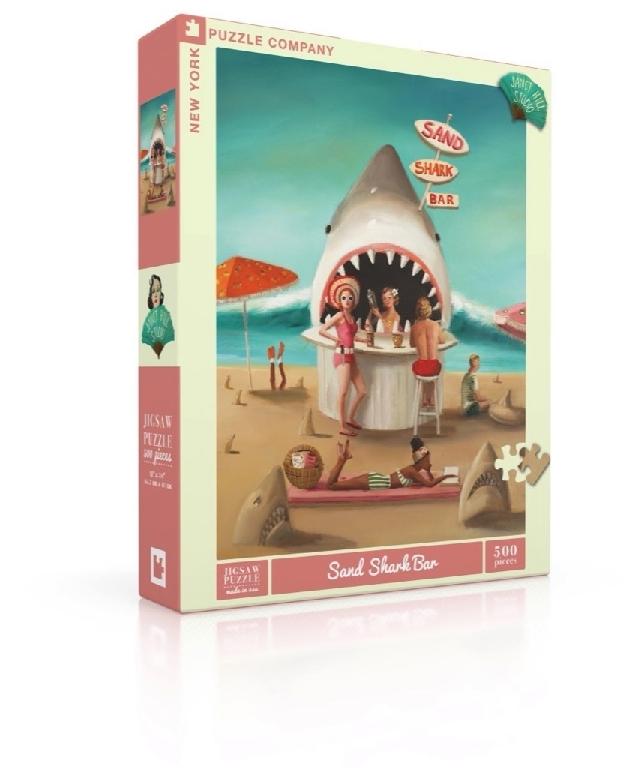 New York Puzzle Company Puzzel Sand Shark Bar - 500 stukjes