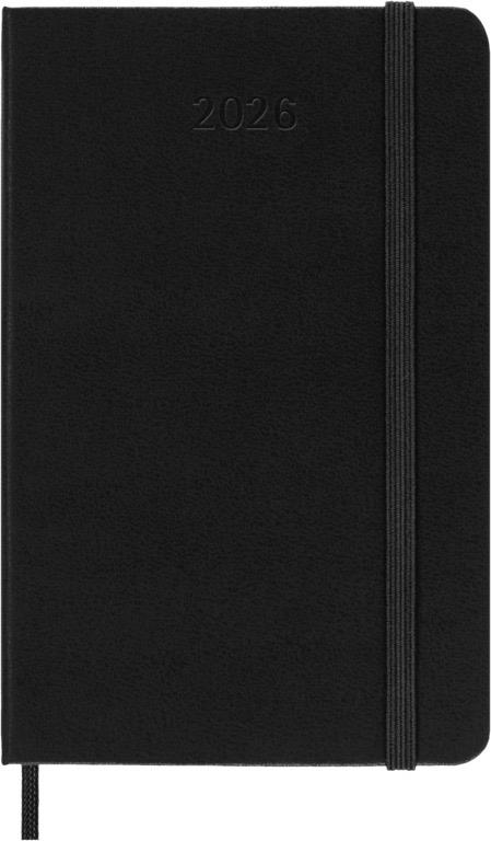 Moleskine Classic Weekagenda Pocket Verticaal 12 maanden - Hardcover - Black