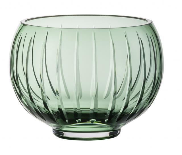 Zwiesel Glas Signum Windlicht - Ø137mm - H 100mm - Smokey groen