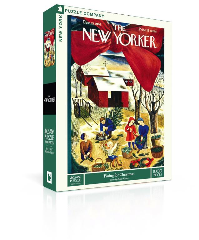 New York Puzzle Company Puzzel Pining for Christmas - 1000 stukjes