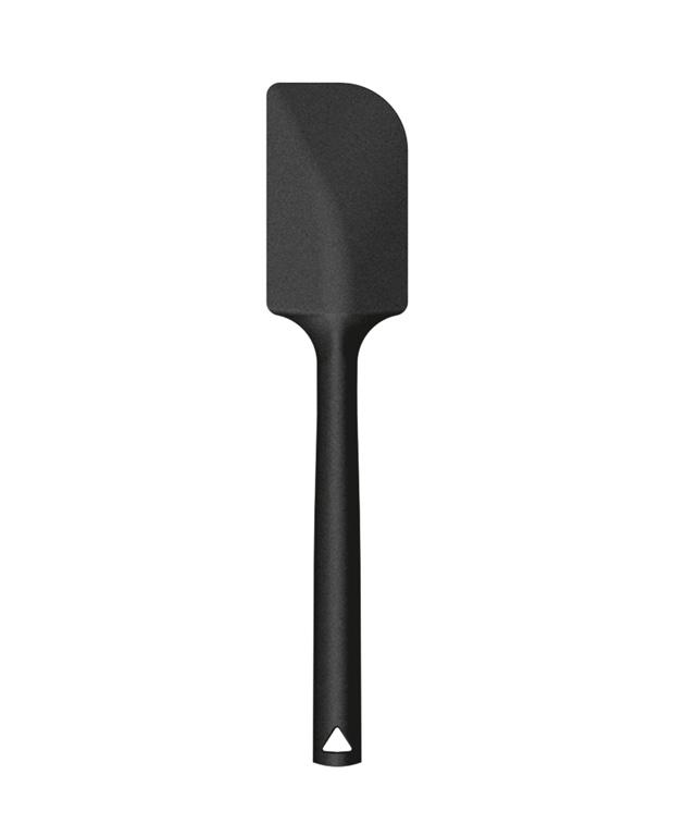 Triangle Spatel silicone - L 250mm - Zwart