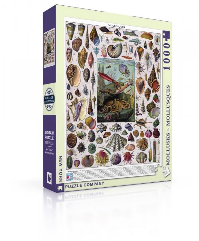 New York Puzzle Company Puzzel Mollusks - 1000 stukjes
