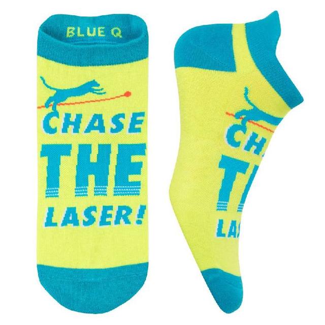 Blue Q Sneakersokken L/XL - Chase the Laxer