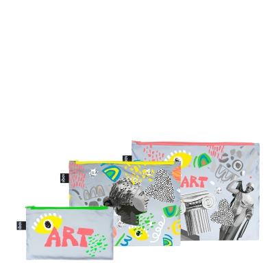 LOQI Zip Pockets - Classic Art reflecterend