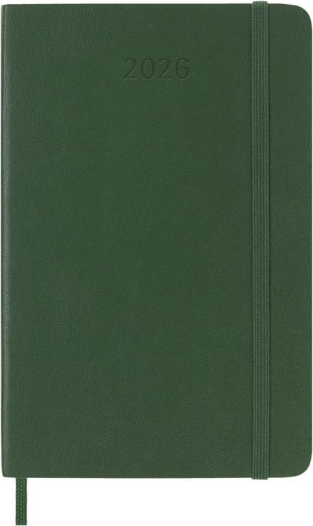 Moleskine Classic Dagagenda Pocket 12 maanden - Softcover - Myrtle Green