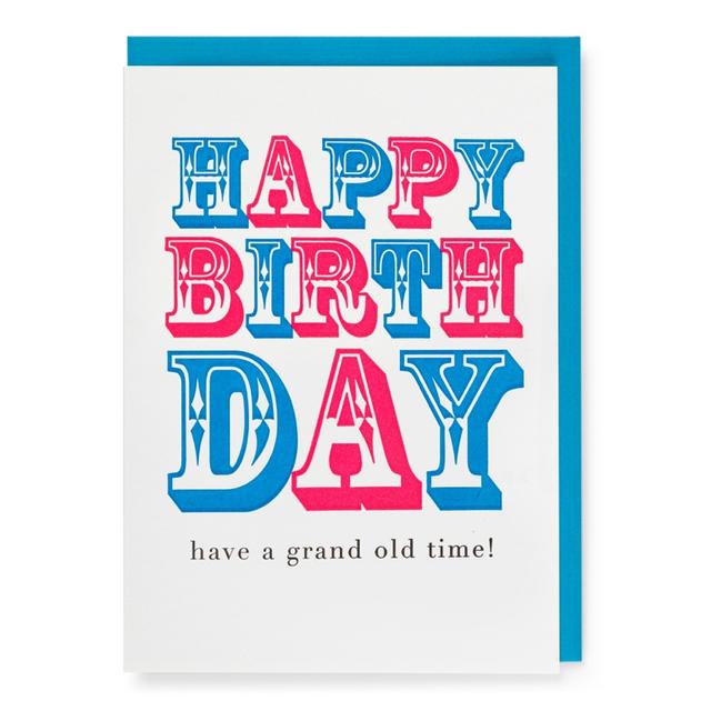 Archivist Cards Wenskaart - Birthday Grand Old Time