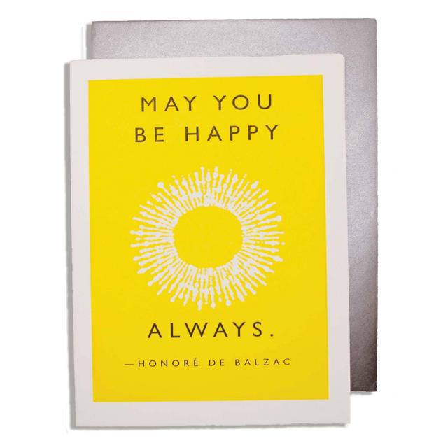 Archivist Cards Card - Be Happy