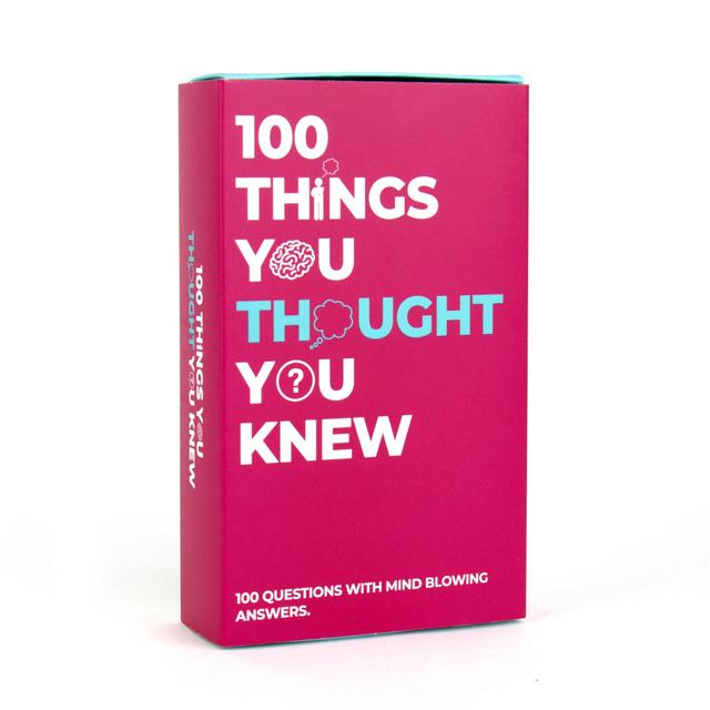 Gift Republic Kaartenset - 100 Things You Thought You Knew