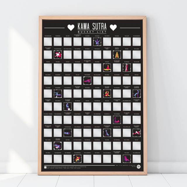 Gift Republic Krasposter - 100 Kama Sutra Positions