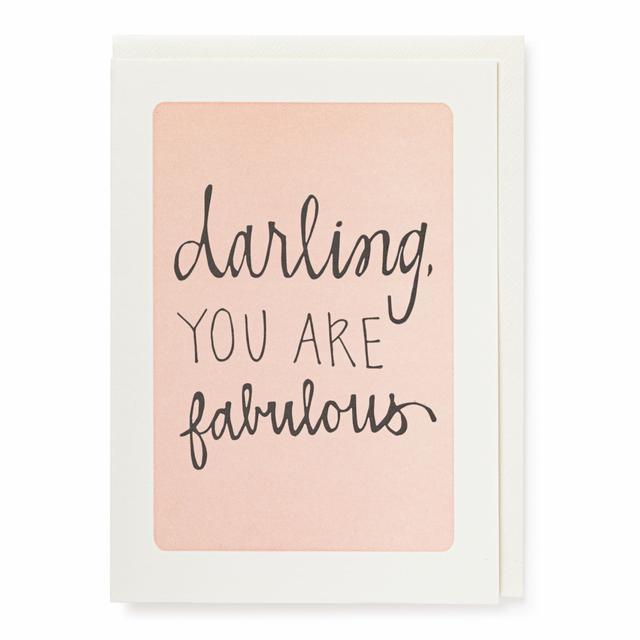 Archivist Cards Wenskaart - Darling You Are Fabulous
