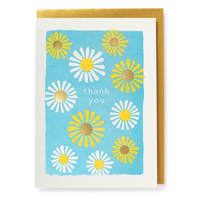 Archivist Cards Wenskaart - Thank You Daisies