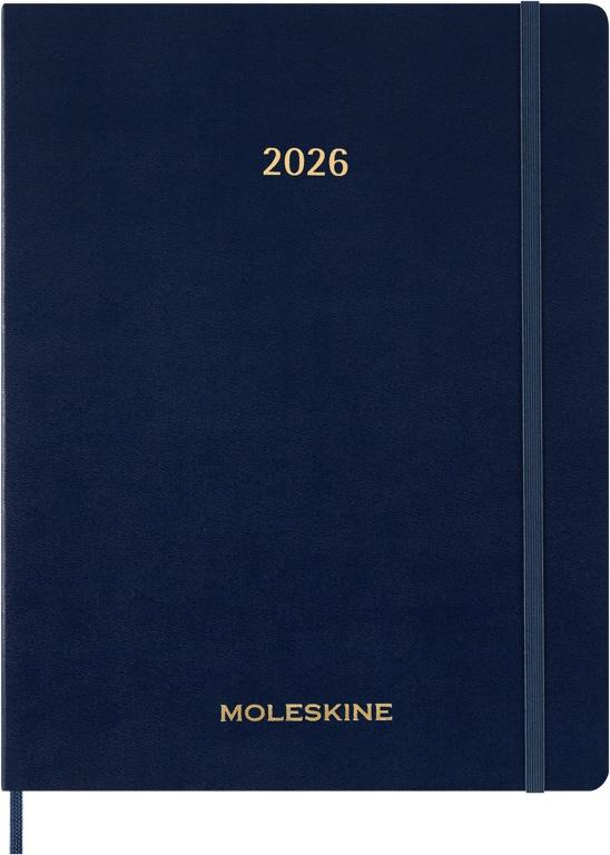 Moleskine Essential Weekagenda XXL Verticaal 13 maanden - Sapphire Blue