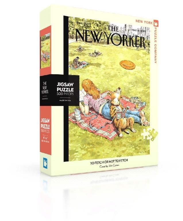 New York Puzzle Company Puzzel To Fetch or Not To Fetch - 500 stukjes