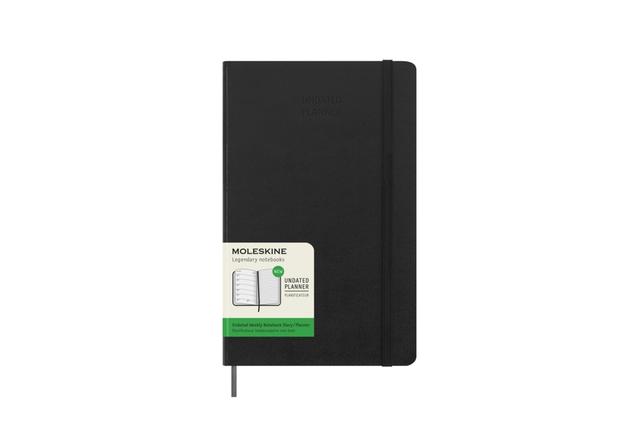 Moleskine Classic Weekagenda Large ongedateerd - Hardcover - Black