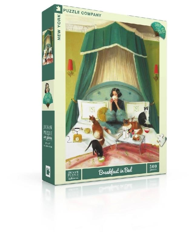 New York Puzzle Company Puzzel Breakfast in Bed - 500 stukjes