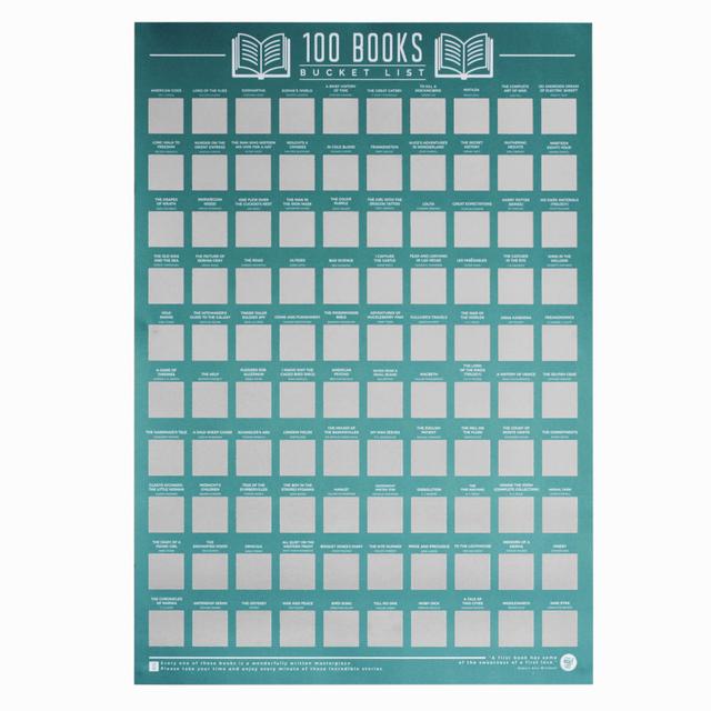 Gift Republic Krasposter - 100 Books