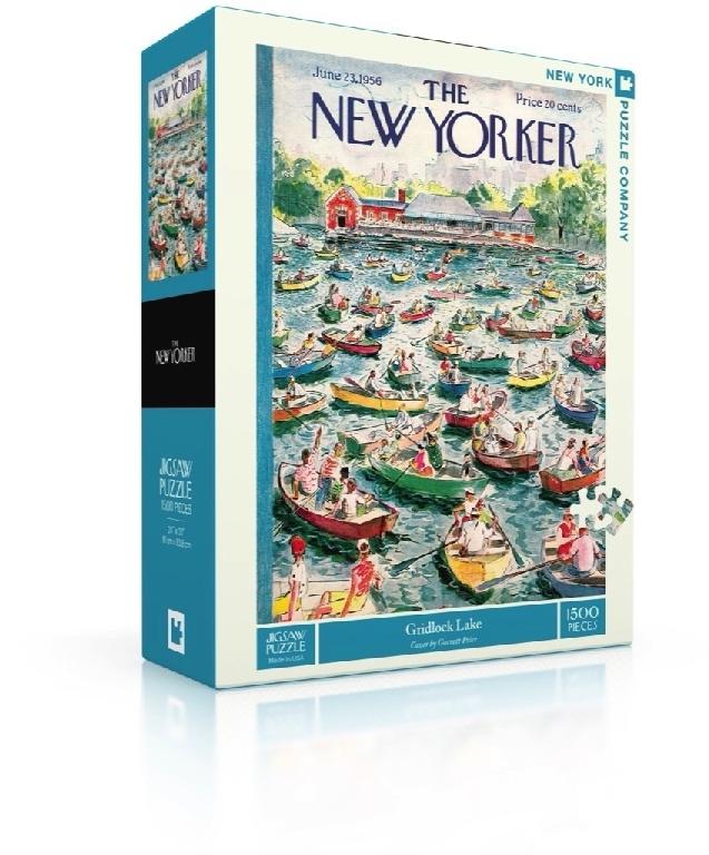 New York Puzzle Company Puzzel Gridlock Lake - 1500 stukjes