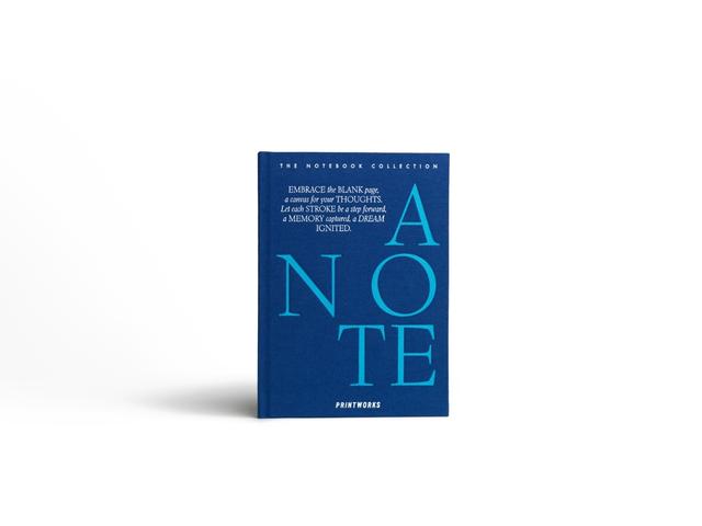 Printworks Notebook - Just a Note - Blue