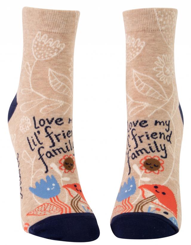 Blue Q Ankle Socks - Lil' Friend Family