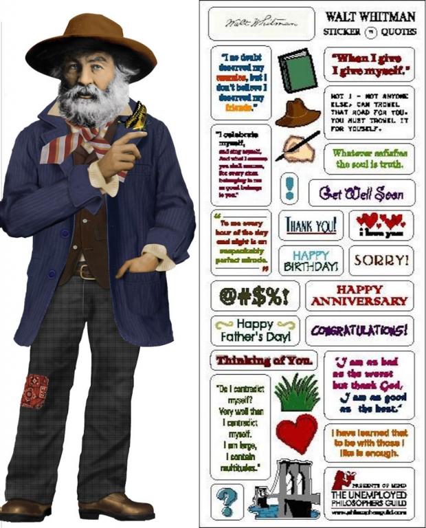 UPG Wenskaart - Walt Whitman