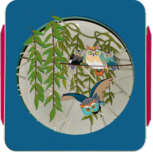 Forever Cards Art Box Wenskaart - Owls