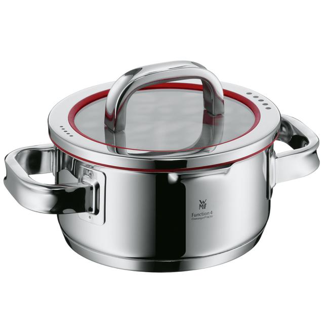 WMF Function 4 Kookpan laag - Ø160mm - Rood