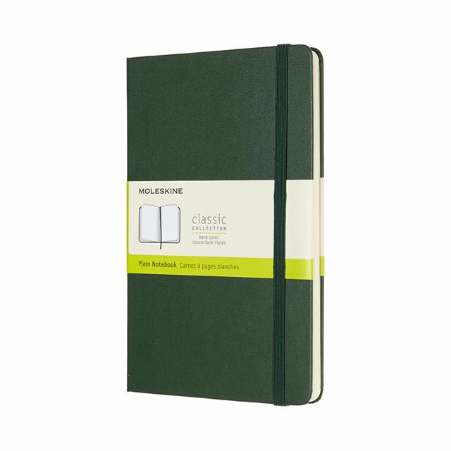 Moleskine Classic Notitieboek Large - Hardcover - Blanco - Myrtle Green