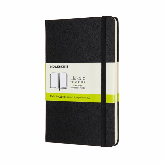 Moleskine Classic Notitieboek Medium - Hardcover - Blanco - Black
