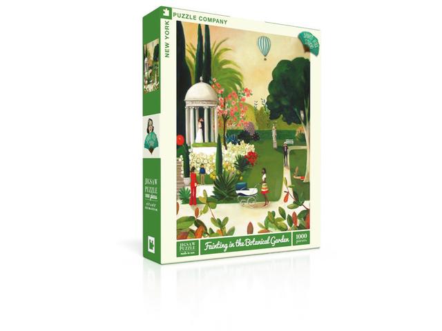 New York Puzzle Company Puzzel Fainting in the Botanical Garden - 1000 stukjes
