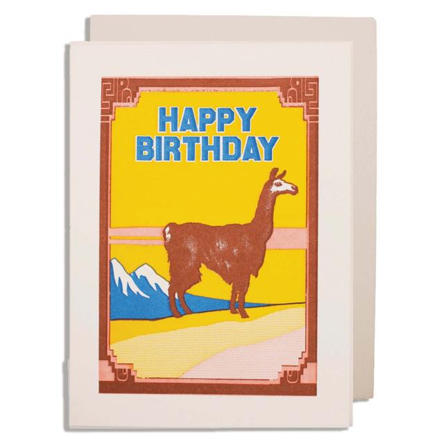 Archivist Cards Card - Llama