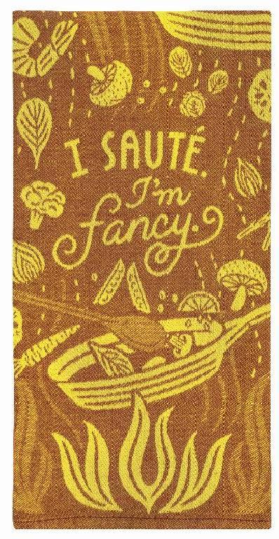 Blue Q Theedoek - I Saute. I'm Fancy