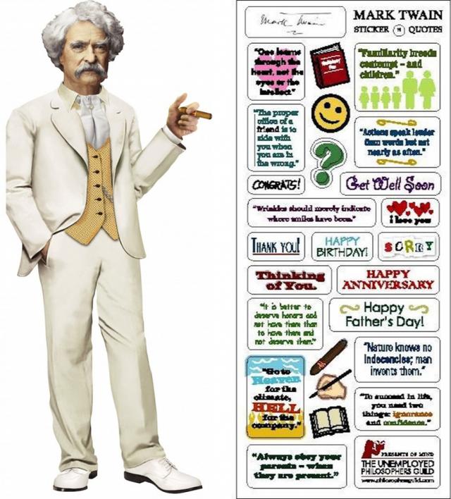 UPG Wenskaart - Mark Twain