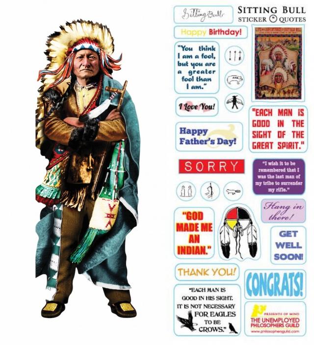 UPG Wenskaart - Sitting Bull