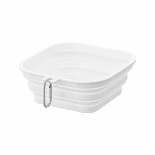 Yamazaki Tower Voerbak opvouwbaar L - Wit