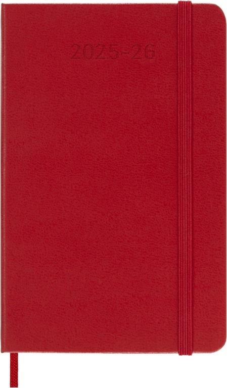 Moleskine Classic Weekagenda Pocket 18 maanden - Hardcover - Scarlet Red