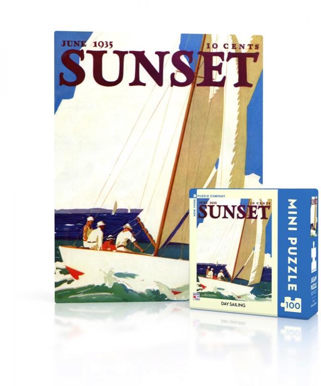 New York Puzzle Company Puzzel Mini Day Sailing - 100 stukjes