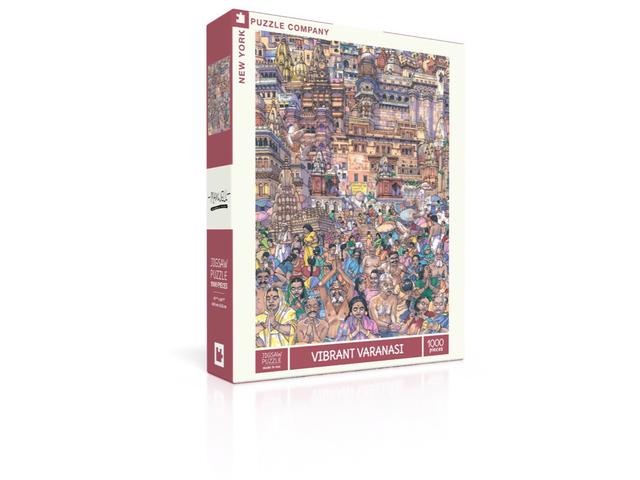 New York Puzzle Company Puzzel Vibrant Varanasi - 1000 stukjes