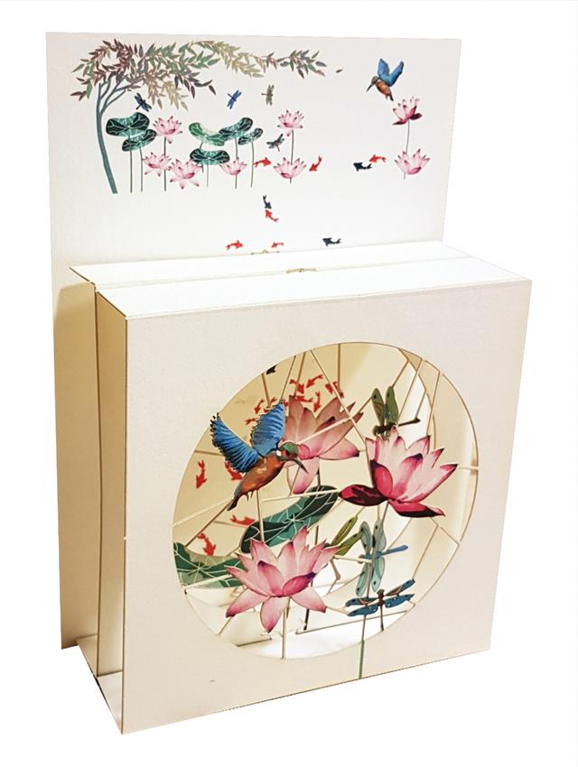 Forever Cards Magic Box Wenskaart - Kingfisher