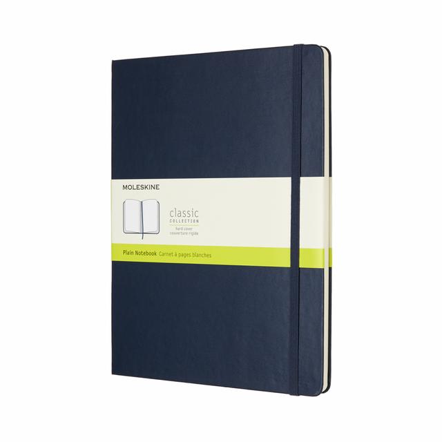 Moleskine Classic Notitieboek XL - Hardcover - Blanco - Sapphire Blue