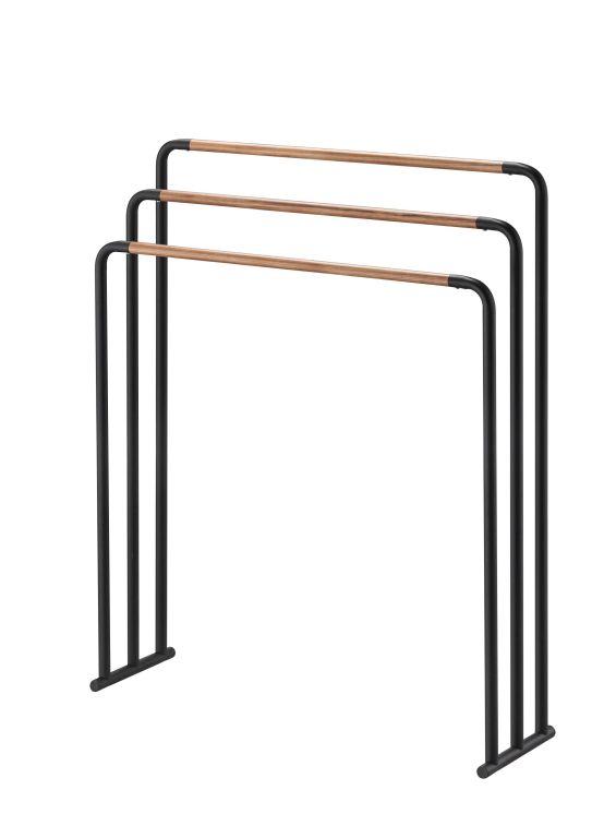 Yamazaki Bath Towel Hanger - Plain - black
