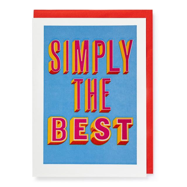 Archivist Cards Wenskaart - Simply the Best