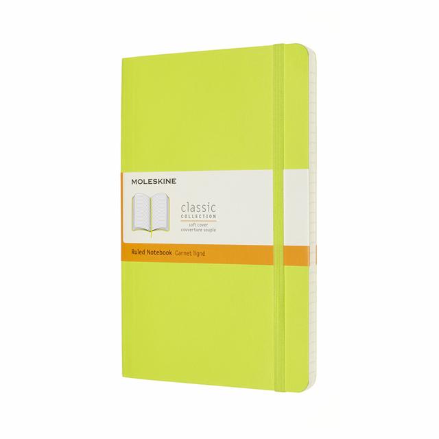 Moleskine Classic Notitieboek Large - Softcover - Gelinieerd - Lemon Green