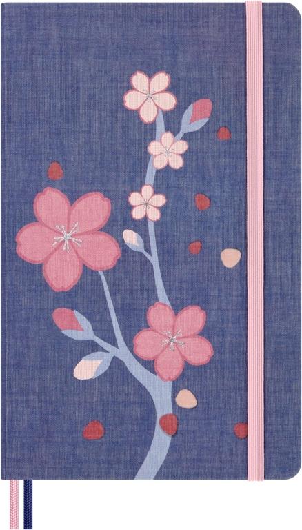 Moleskine Sakura Collection 2025 Notitieboek Large - Hardcover - Blanco - Cherry Blossom (geschenkdo