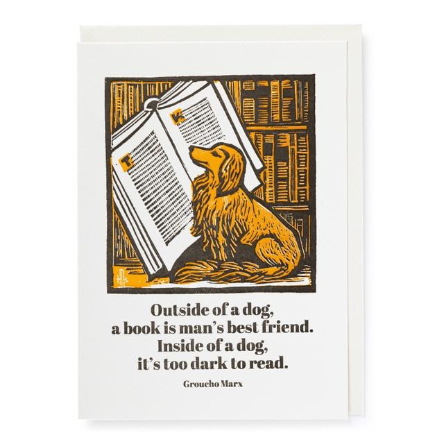 Archivist Cards Card - Outside of a Dog