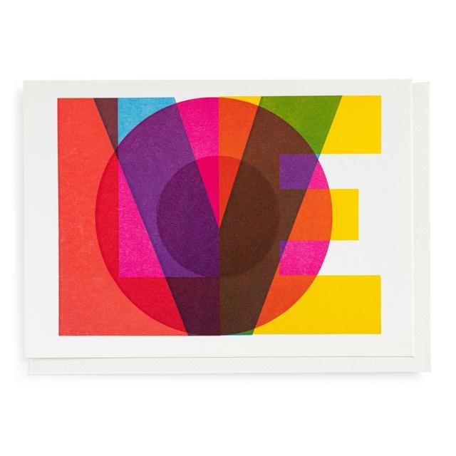 Archivist Cards Card - Block Love by Pressink